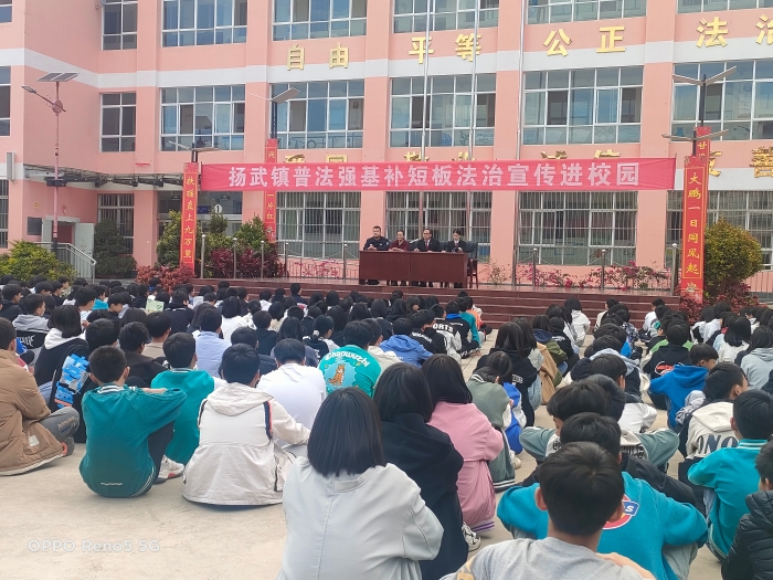 （扬武中心学校）新平县人民法院走进扬武中心学校开展法治教育活动1